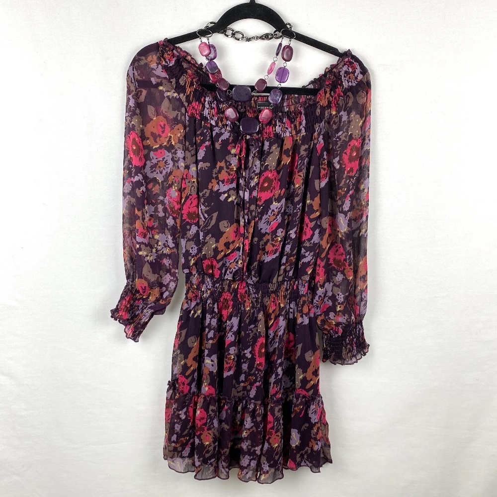 Fire Los Angeles Floral Dress WITH Necklace
